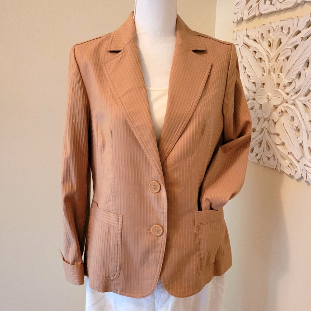 Apostrophe sz10 Khaki tan blazer